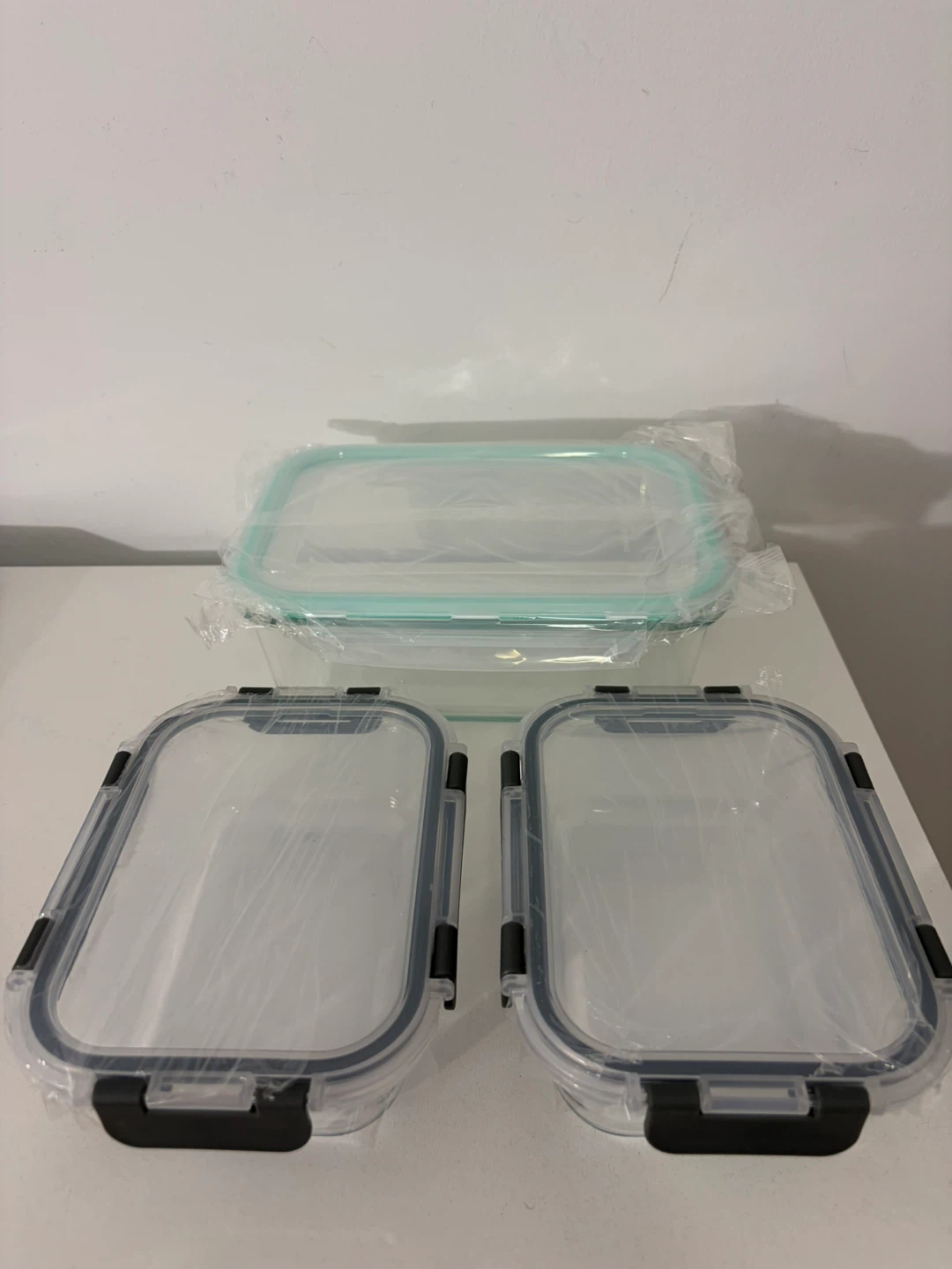 Glass Food Storage Container Set