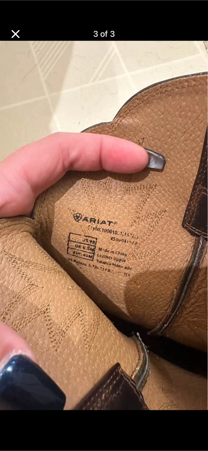 Ariat Leather Cowboy Boots - photo 3
