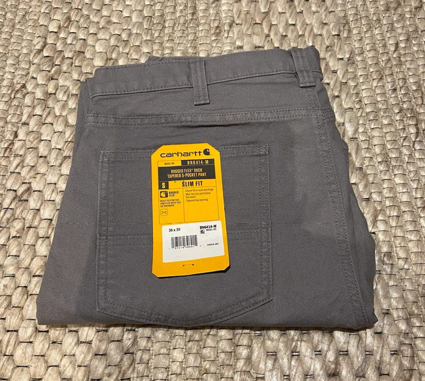 New Carhartt Mens Flex Duck Utility Pants 36 x 30 - photo 5