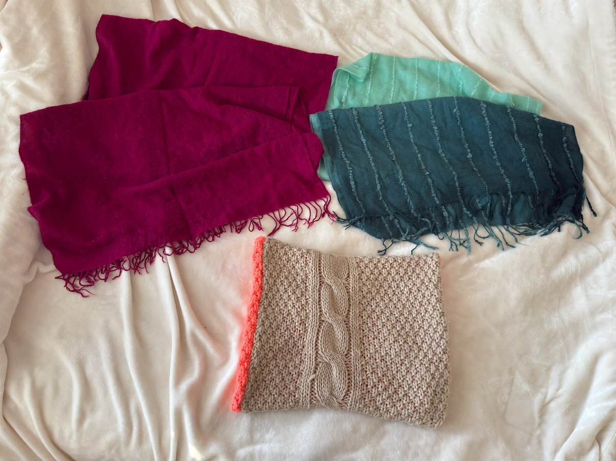 Cozy Scarf Collection Bundle of 3 Scarves