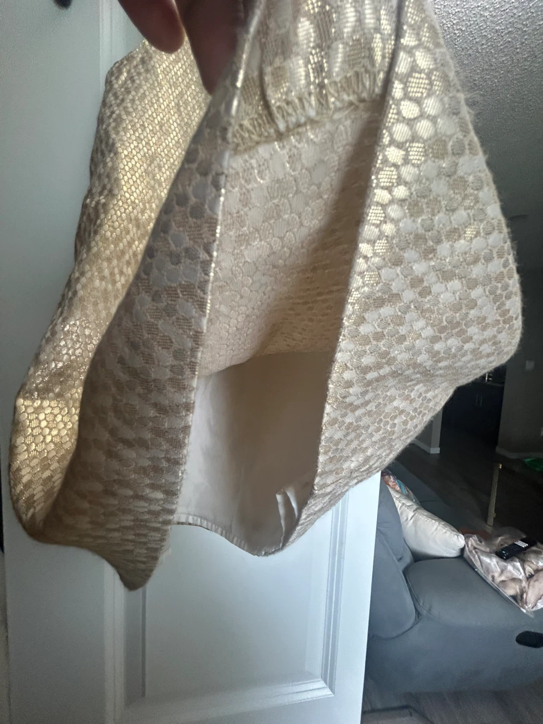 Gymboree Gold Metallic Dress Size 6 - photo 3