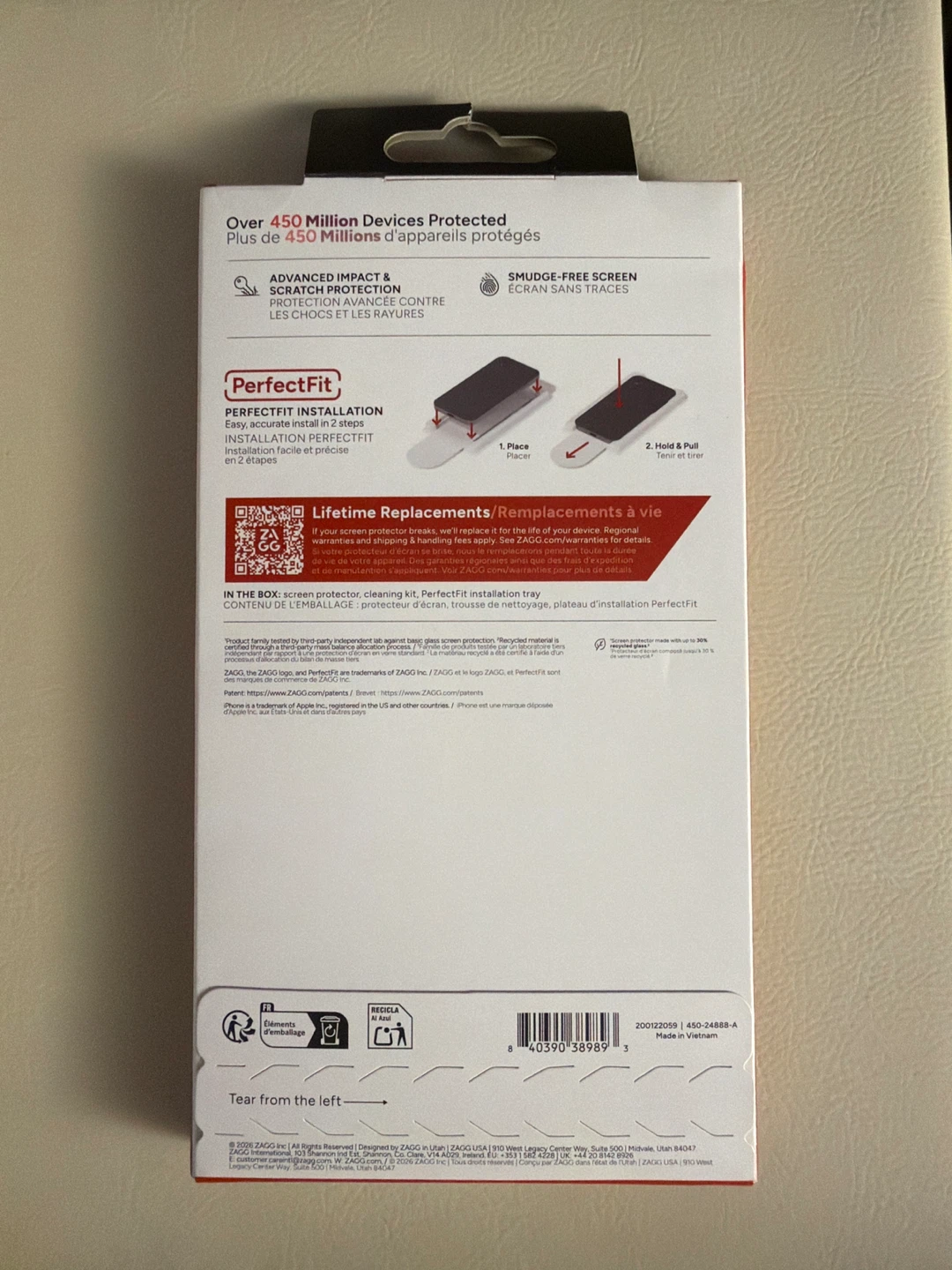 ZAGG Glass Elite Screen Protector for iPhone 18 Pro/17 Pro 🏈 - photo 2