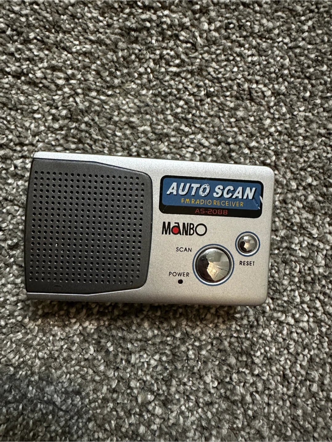 🏈 Manbo Auto Scan FM Radio Receiver AS-2088