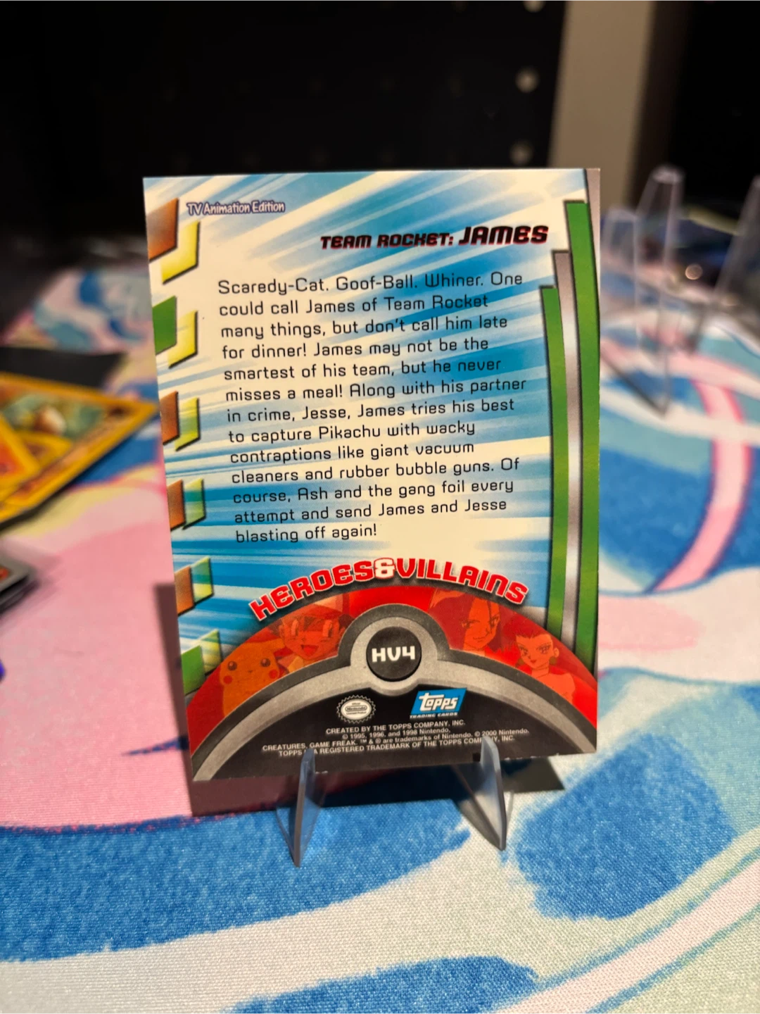 James from Team Rocket, Topps Pokemon Card (2000) - photo 2