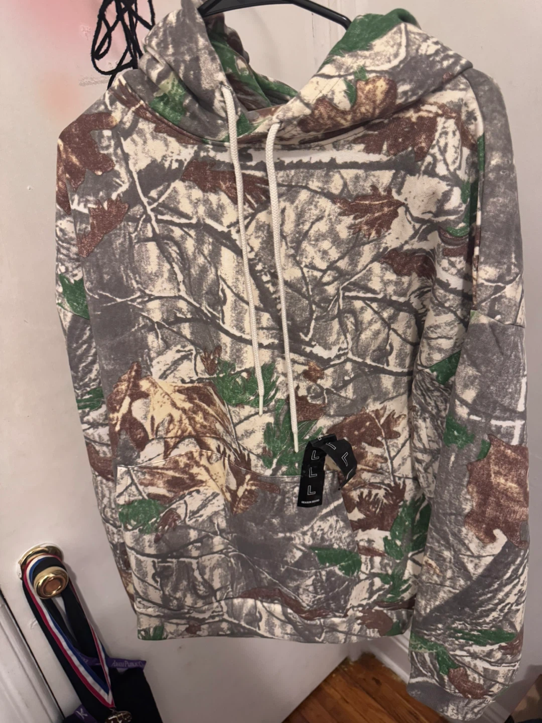 Reason Camo Hoodie Size L