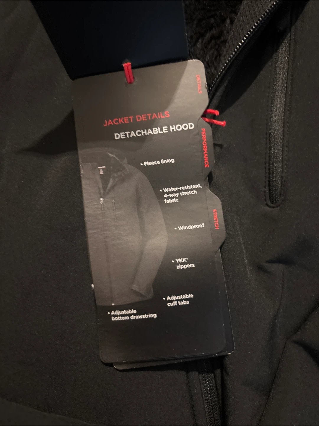 Kirkland Signature men’s Softshell Jacket - Black L - photo 2