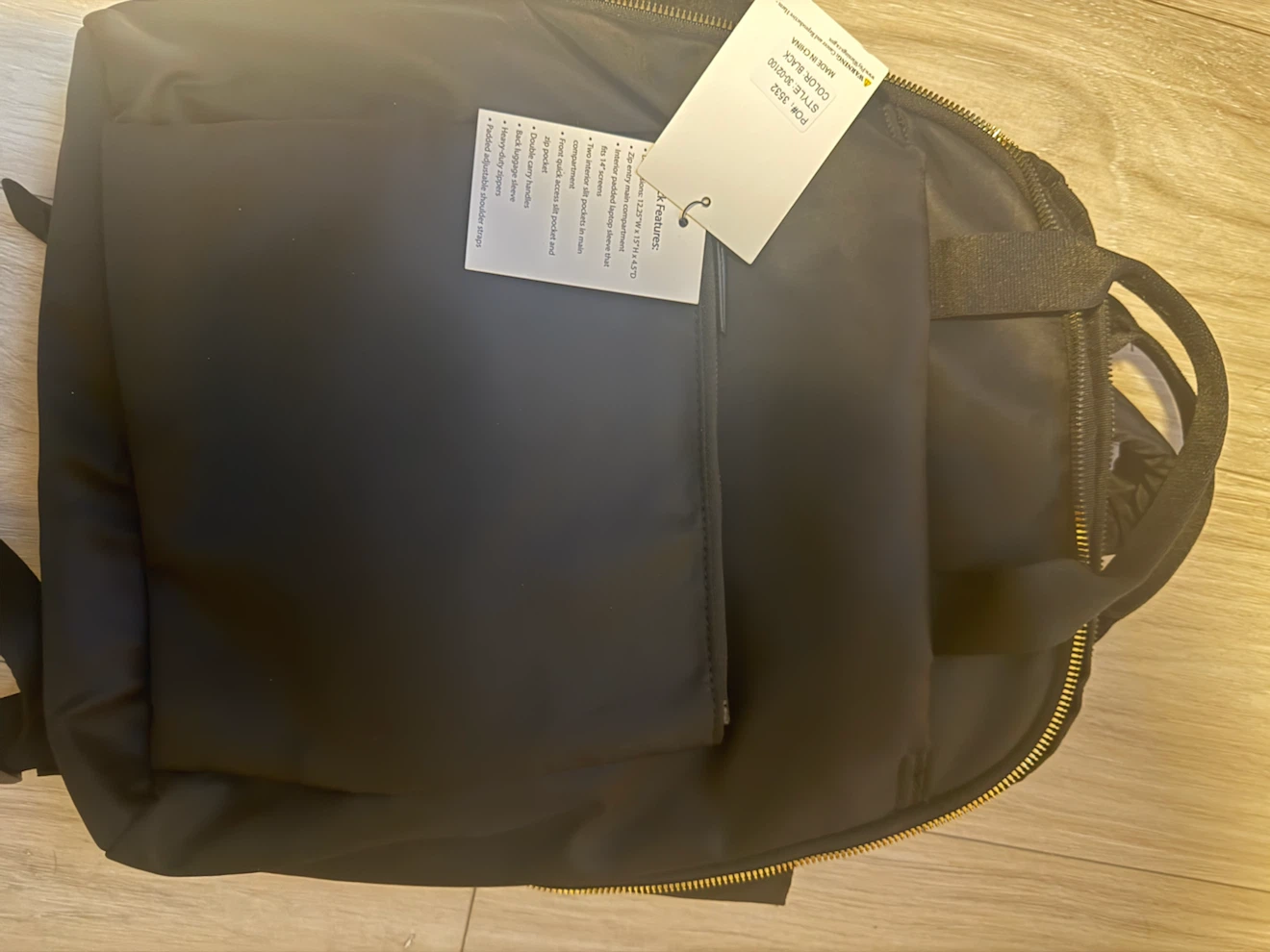 Moshi Black Vegan Backpack (fits 14” Laptop) - photo 2