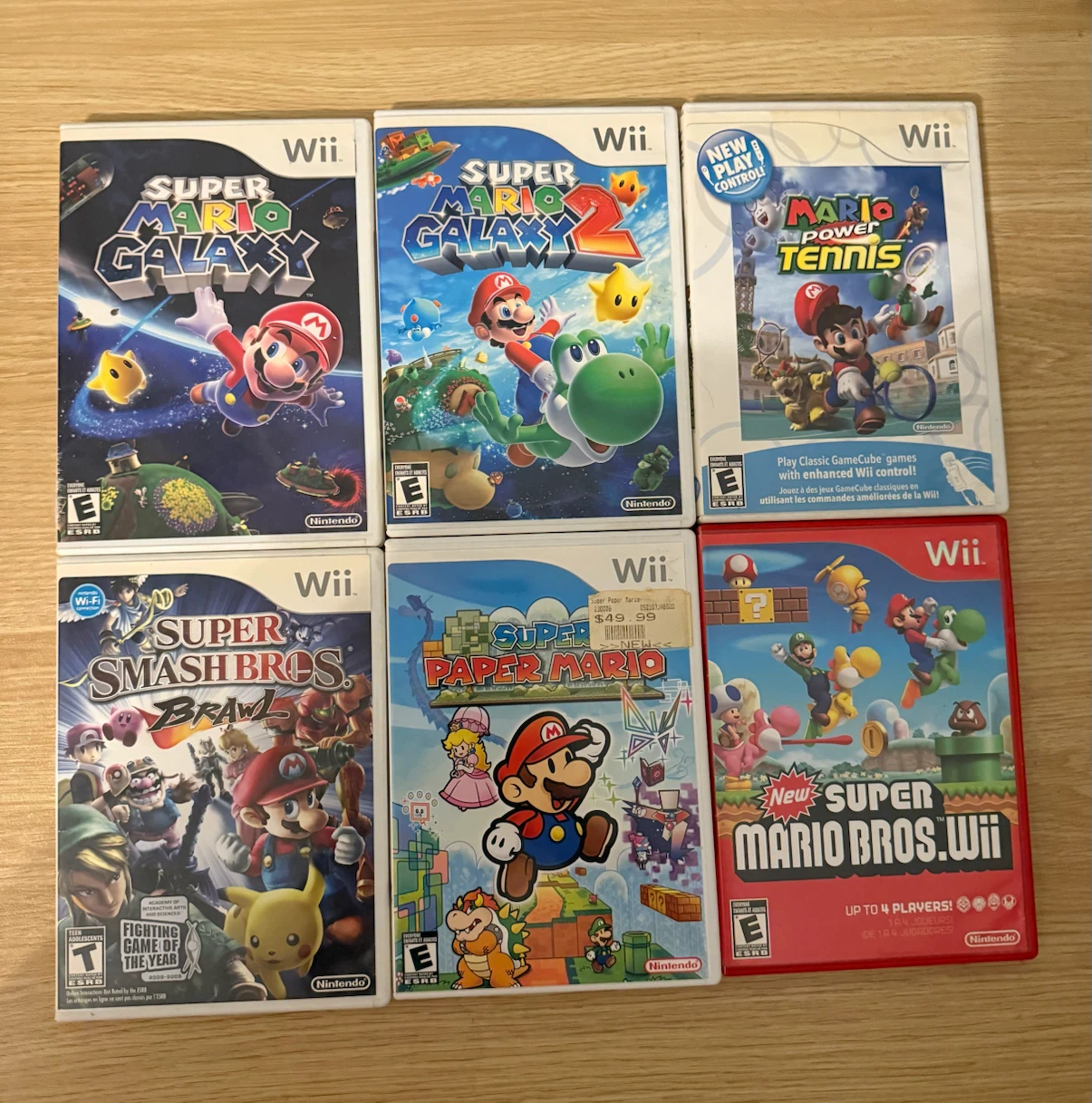 Nintendo Wii Mario Game Collection