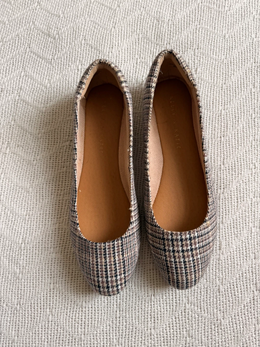Plaid Flats Size 8M - Kelly & Katie