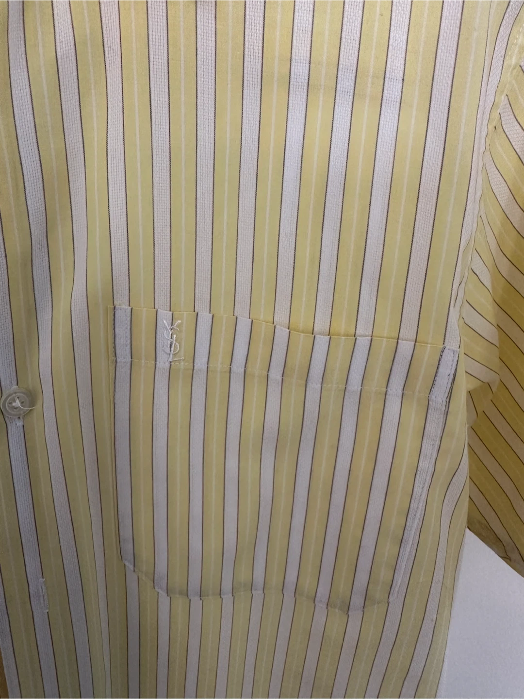 🏈 Yves Saint Laurent Pour Homme Striped Shirt - photo 3