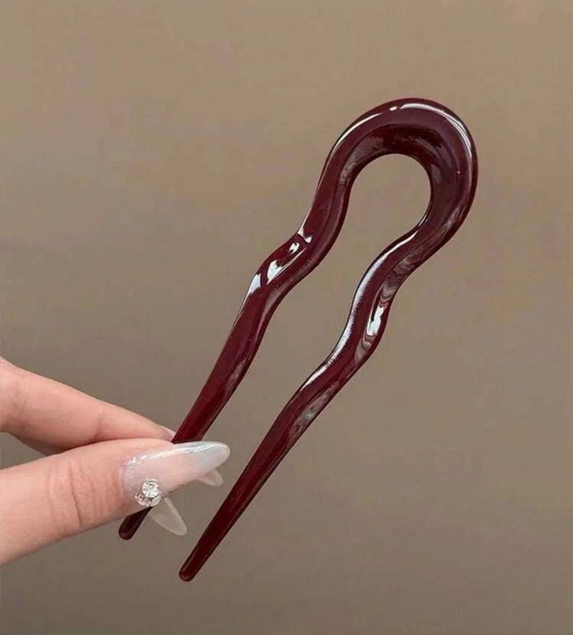U-shaped hair stick bun pin — set of 4 - photo 5