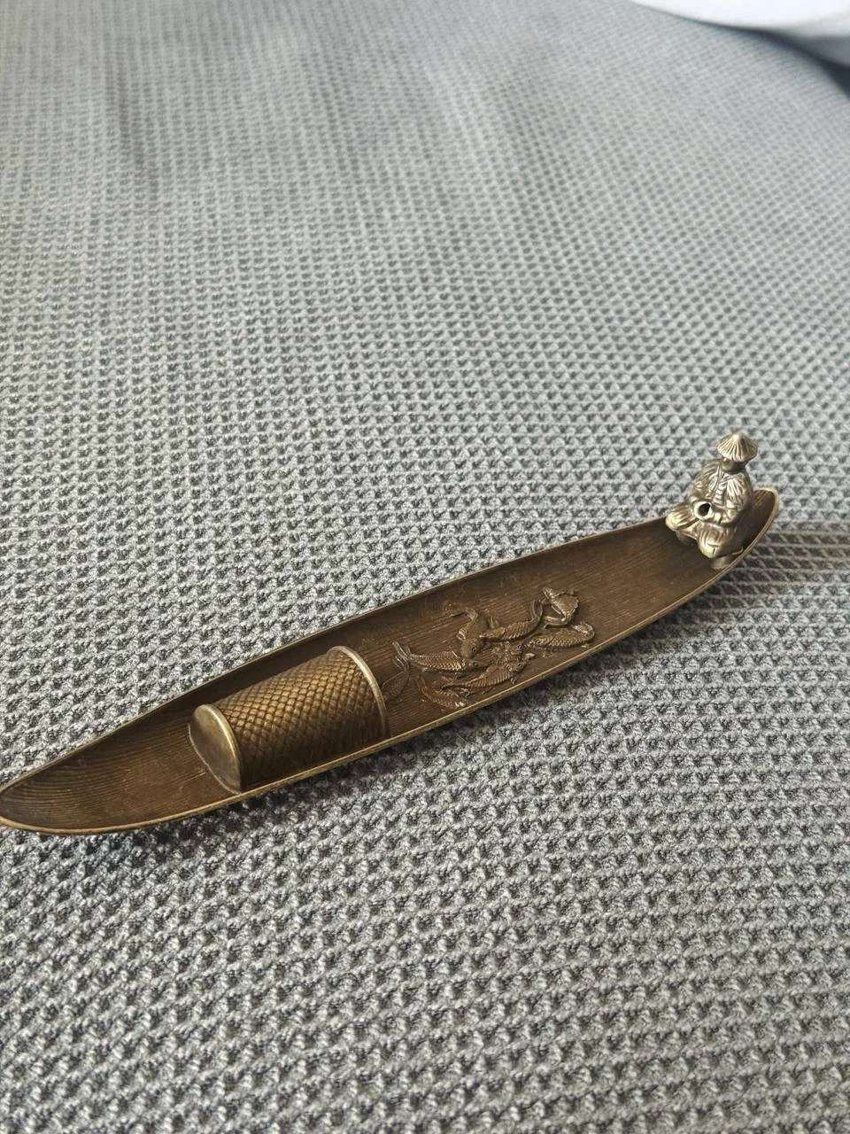 Vintage boat incense holder