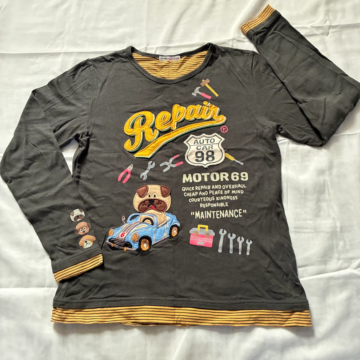 🏈 Japanese brand Long Sleeve Graphic Shirt - photo 2