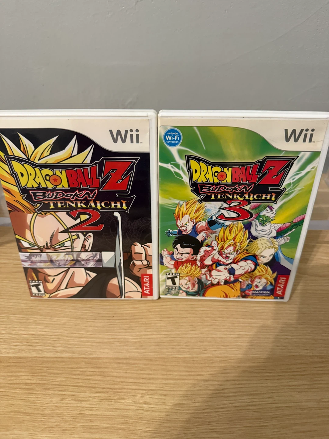 Dragon Ball Z Budokai Tenkaichi 2 and 3 for Nintendo Wii