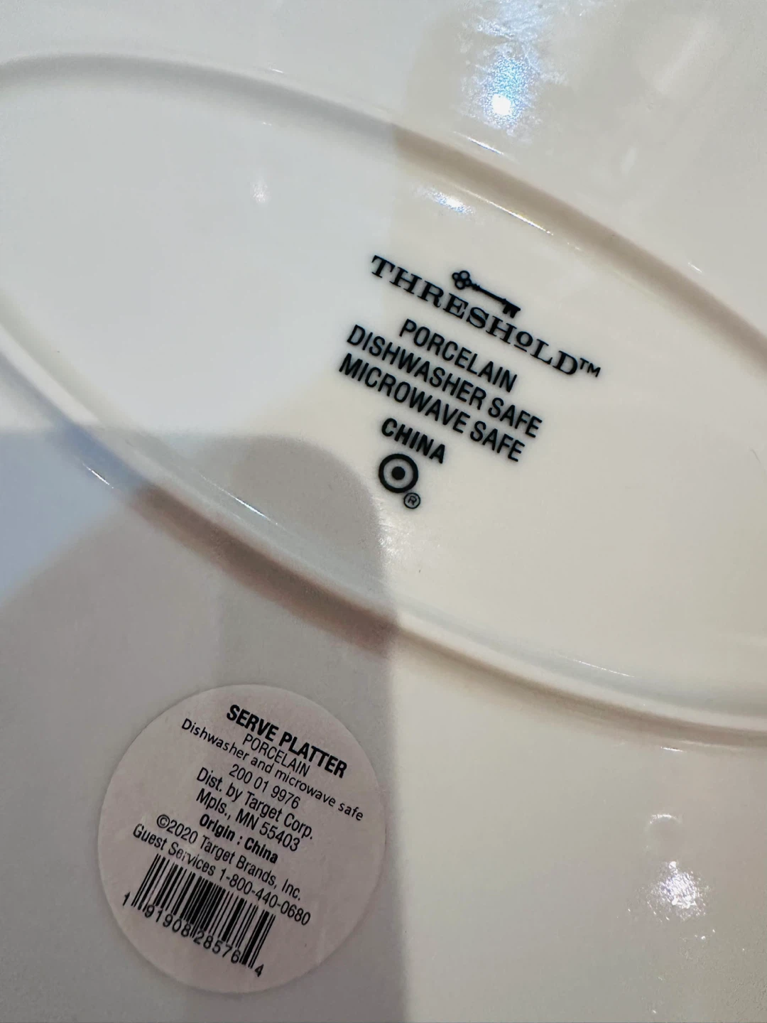 Threshold Large Porcelain Serve Platter🏈 - photo 2
