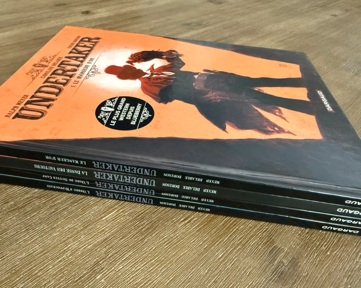 4 French Graphic Novels / Bandes Dessinées "Undertaker" (T1-T4) - photo 2