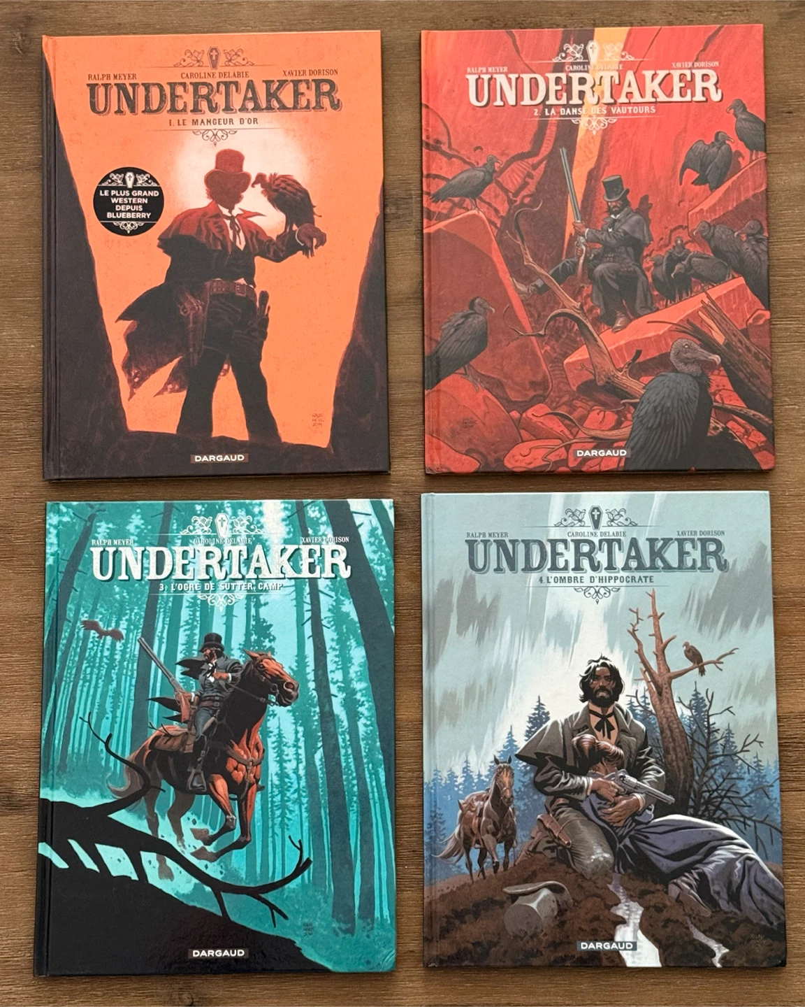 4 French Graphic Novels / Bandes Dessinées "Undertaker" (T1-T4) - photo 4