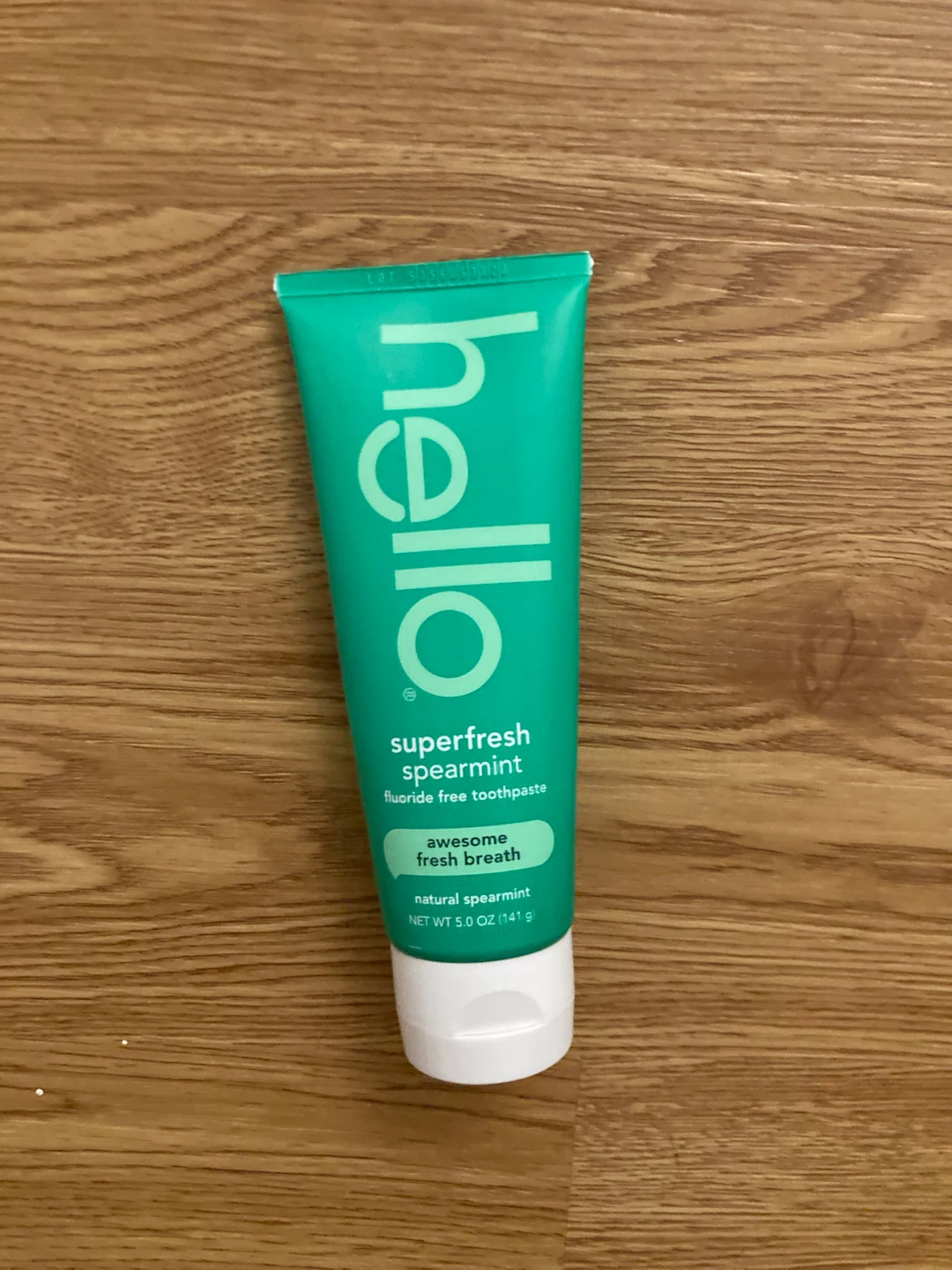 Hello Spearmint Toothpaste🏈