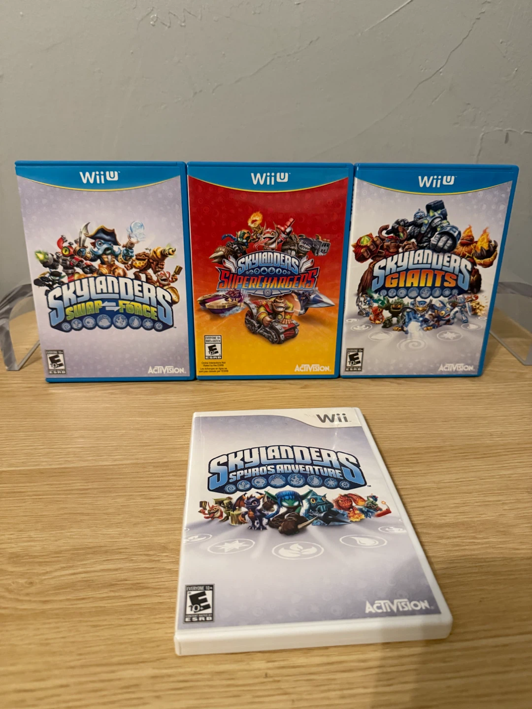 4 Skylanders Video Game Collection for Nintendo Wii and Wii U
