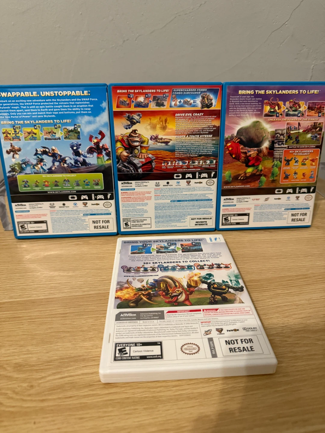 4 Skylanders Video Game Collection for Nintendo Wii and Wii U - photo 2