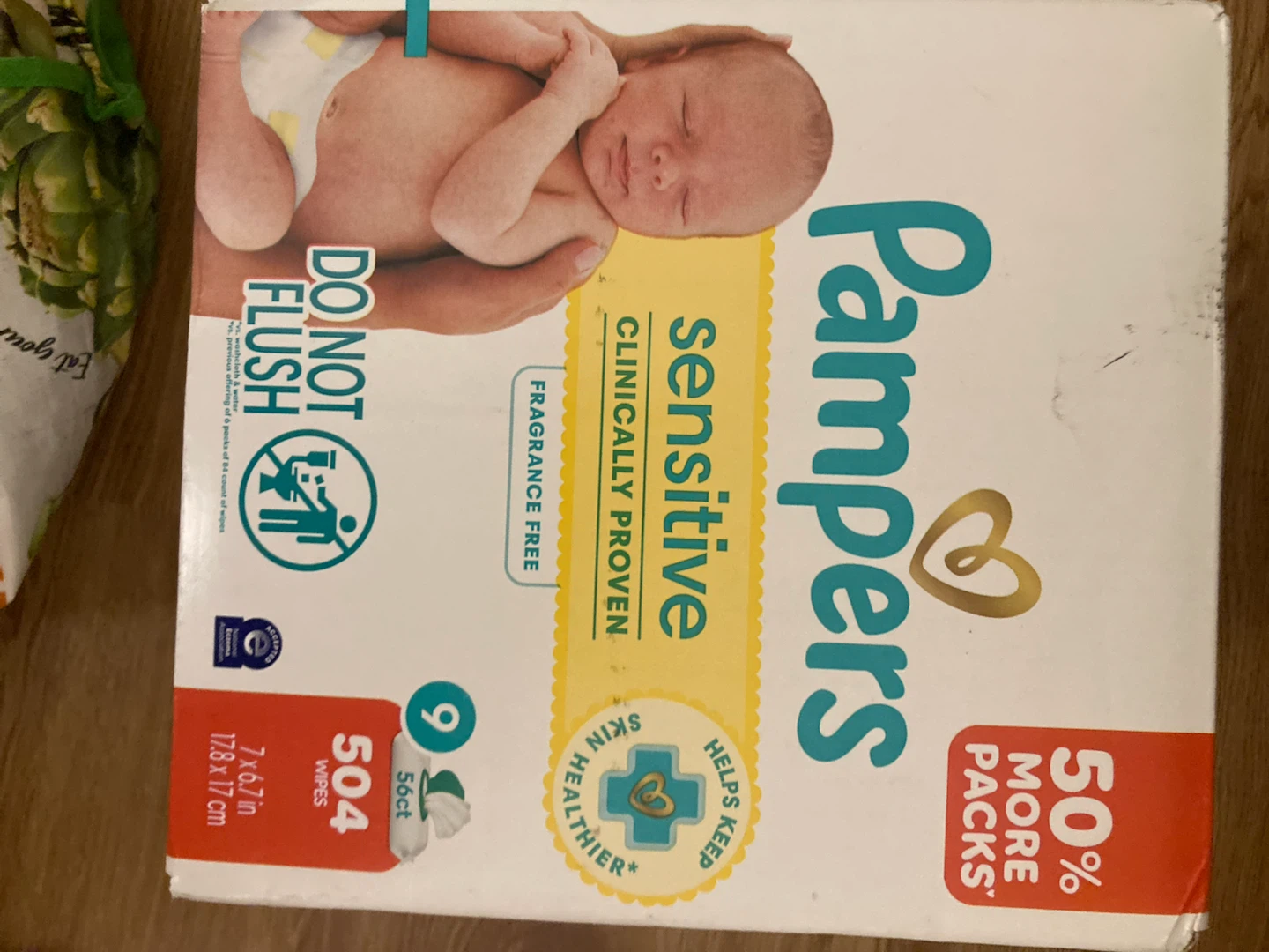 Pampers Sensitive Baby Wipes 504 Count🏈