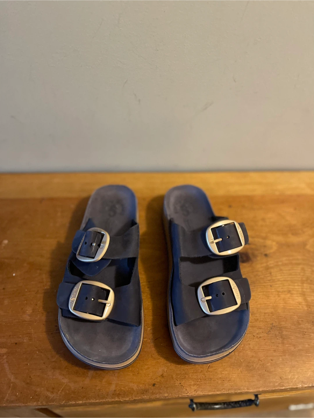 Fantasy Sandals navy blue slides - photo 2