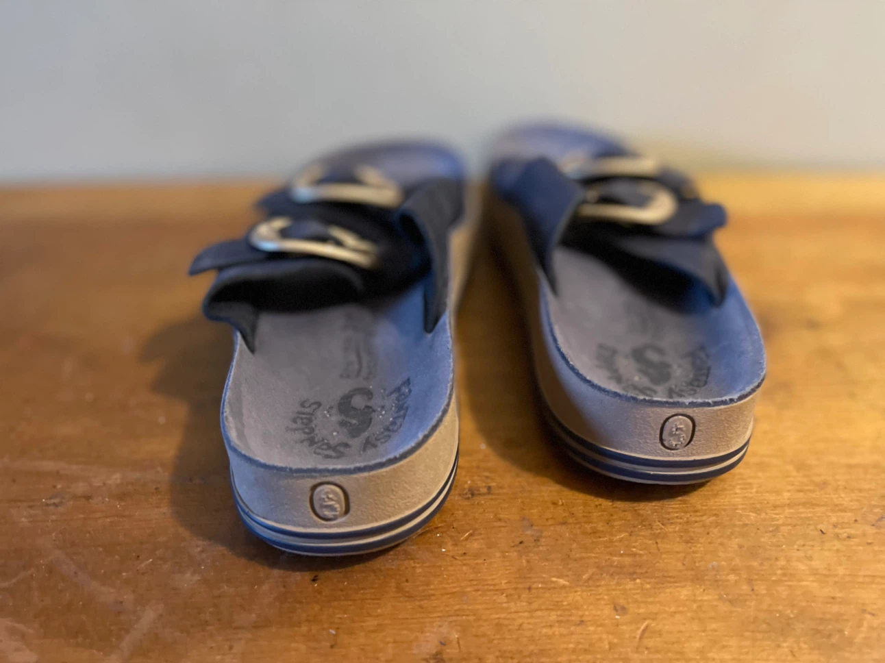 Fantasy Sandals navy blue slides - photo 4