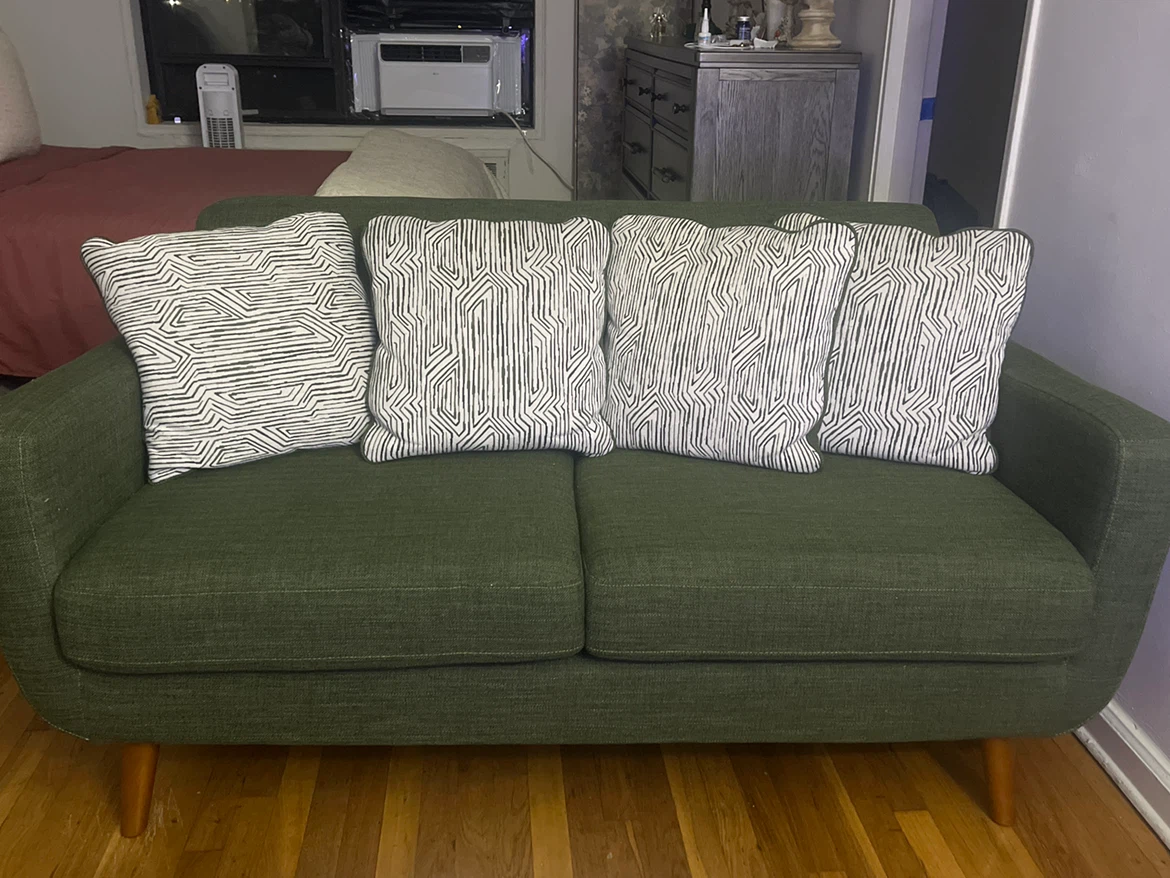 Green Mid-Century Style Sofa - Make an offer