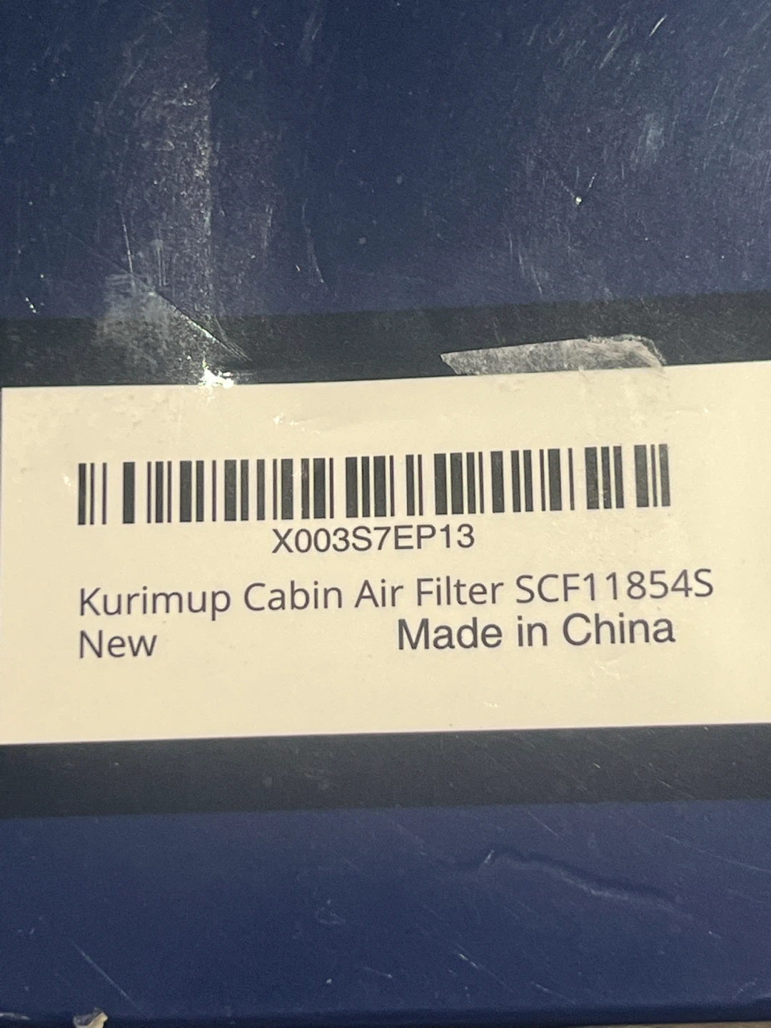 Kurimup Cabin Air Filter SCF11854S - photo 4