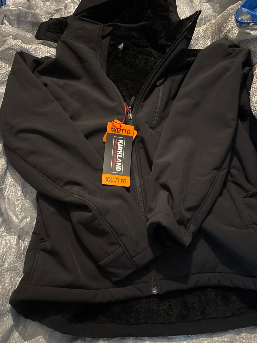 Kirkland Signature Black Softshell Jacket XXL