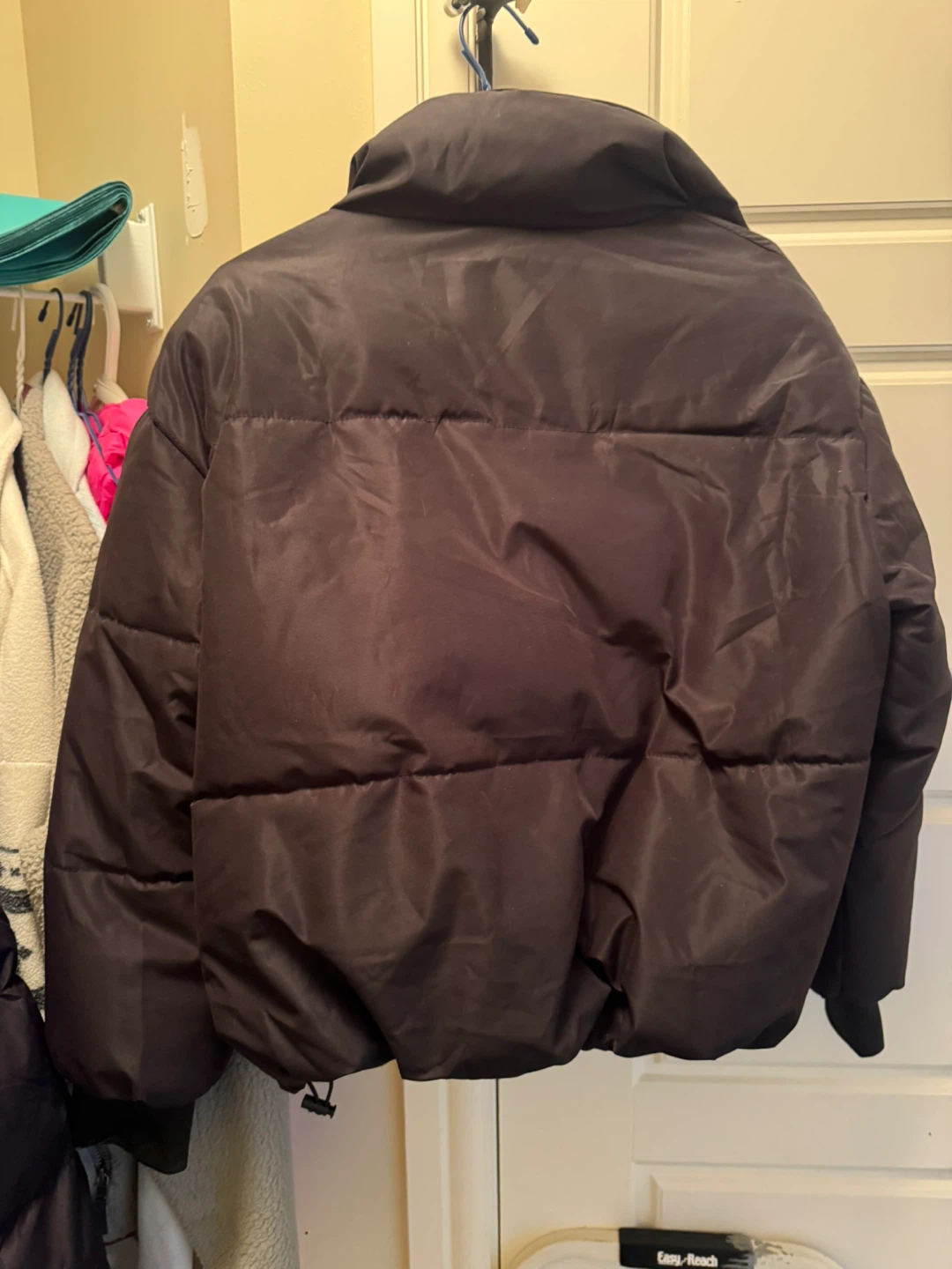 Black Fashion Puffer Jacket Size M - photo 2