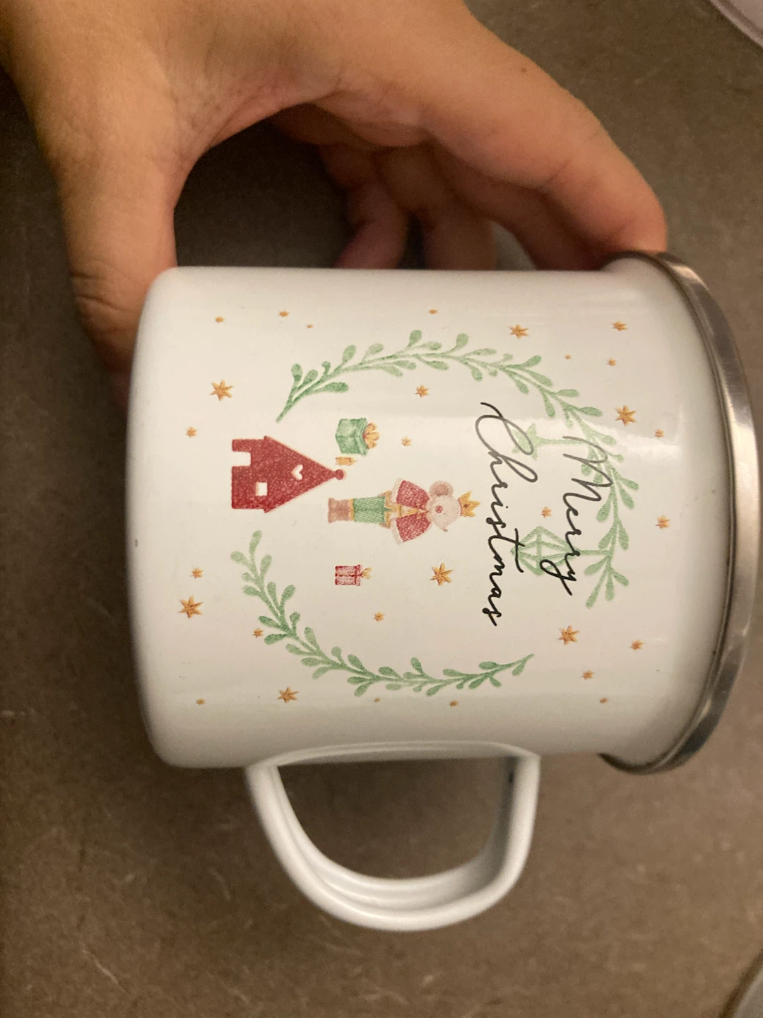 Merry Christmas Mouse Print Mug🏈