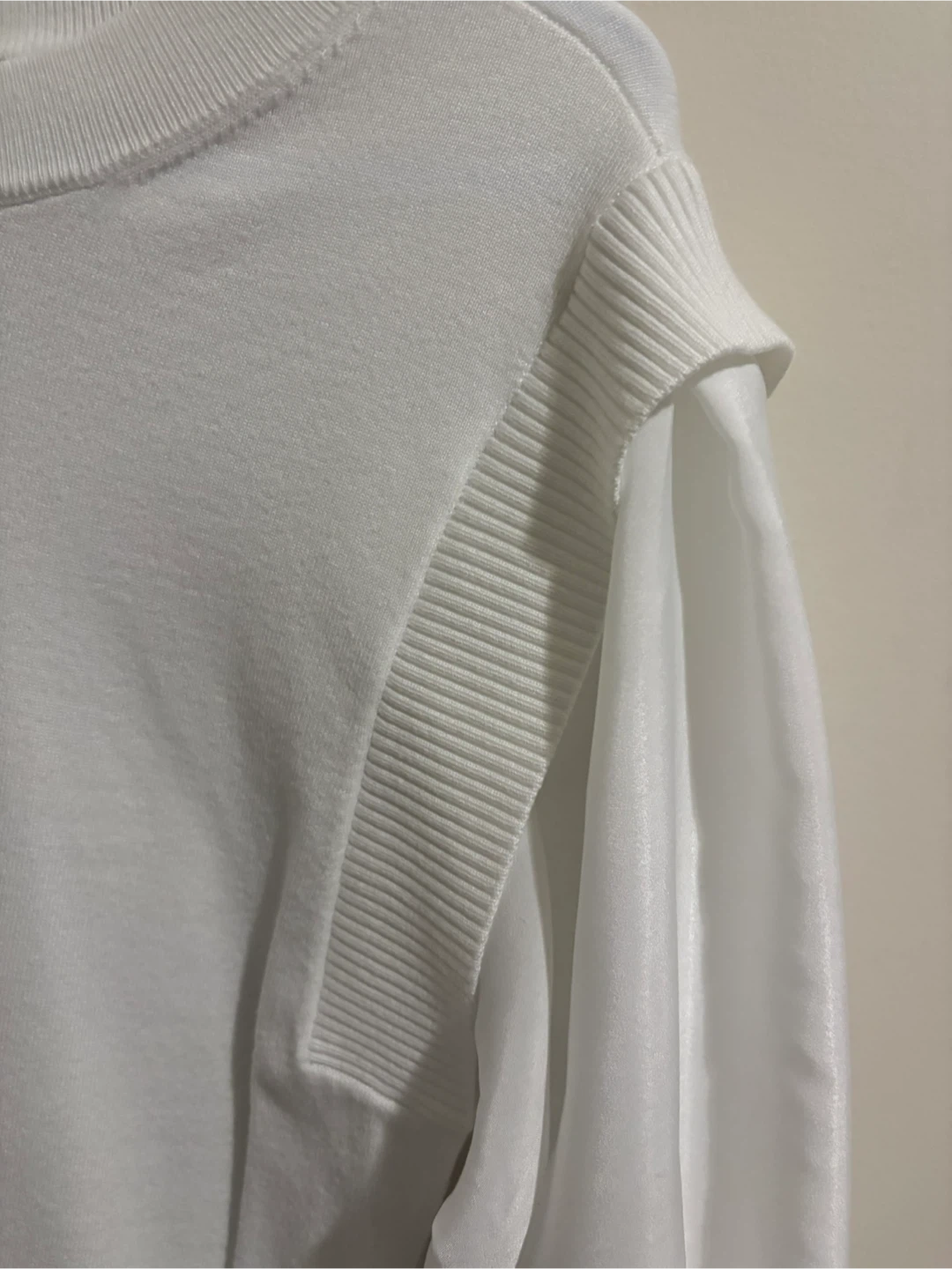 DKNY White Long Sleeve Top - photo 2