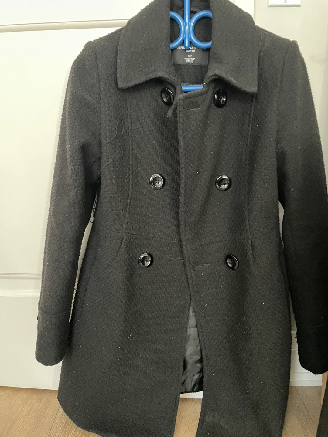 Kenneth Blake Black Pea Coat 🏈