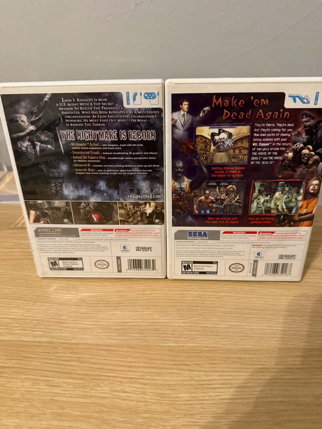 Resident Evil 4 & The House of the Dead 2 & 3 Wii Games - photo 2