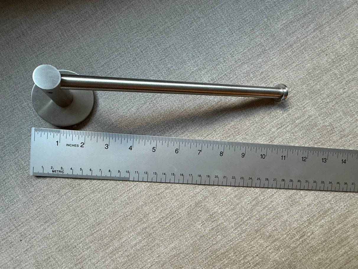 Brushed nickel bathroom hardware fixtures - photo 3