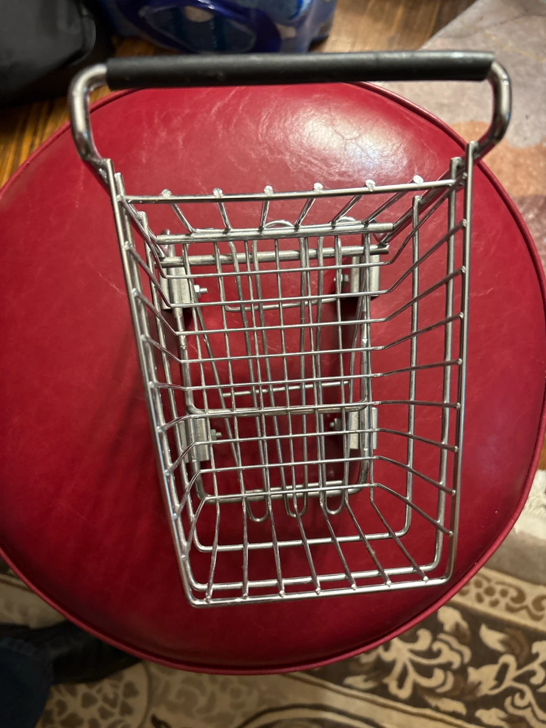 🏈 Miniature Metal Shopping Cart - photo 2