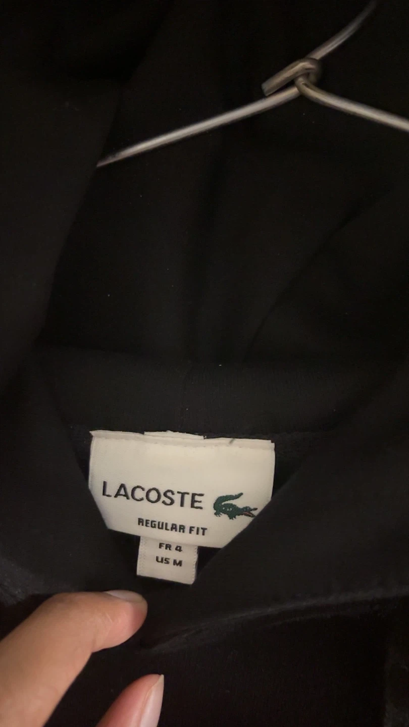 Lacoste Regular Fit Hoodie - Black - photo 3