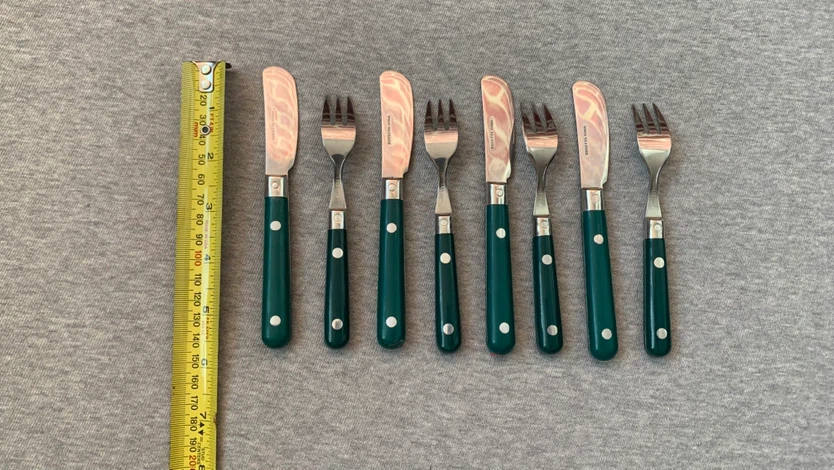 Set of 4 Bistro-style Cutlery 🏈 - photo 2