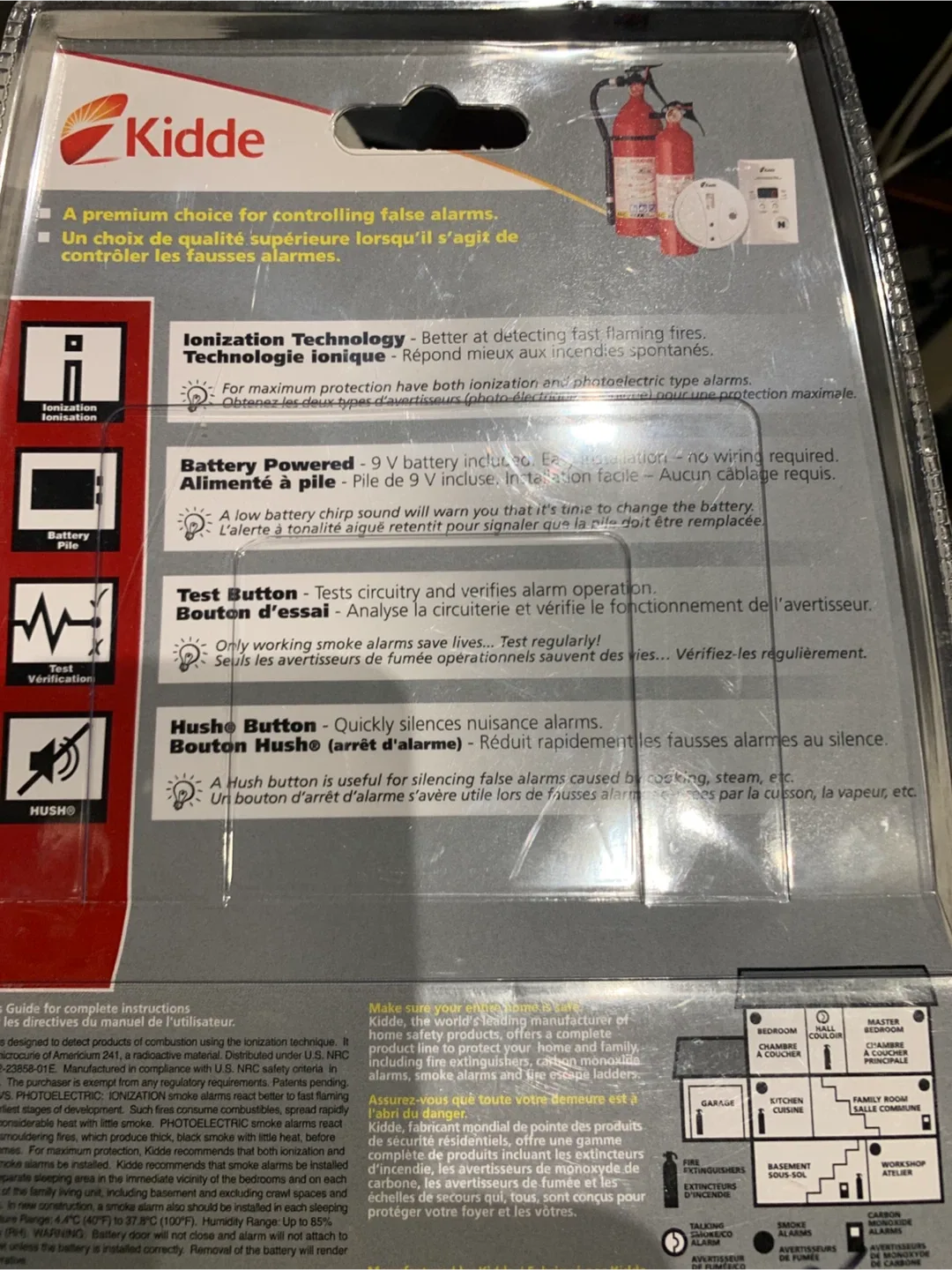 🏈 Kidde 0916KCA Ionization Smoke Alarm - photo 2