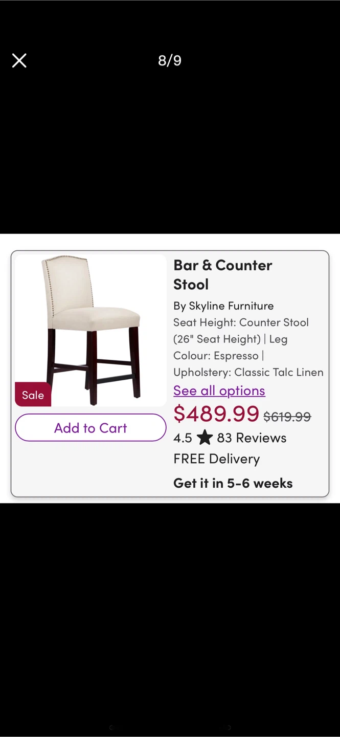 August Grove Schiavo Swivel Counter Stool - photo 3