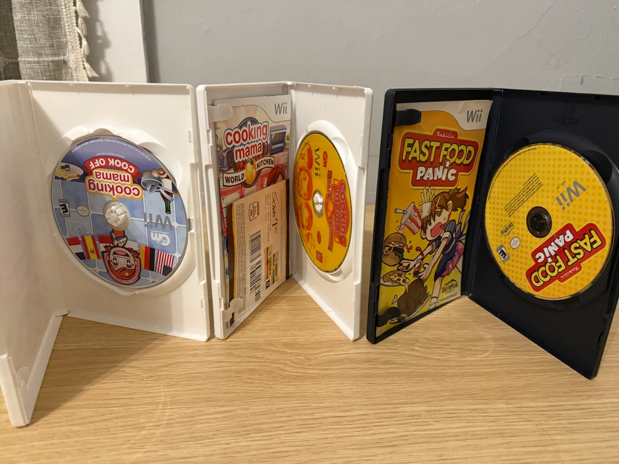 3 Nintendo Wii Cooking Games Bundle - photo 3
