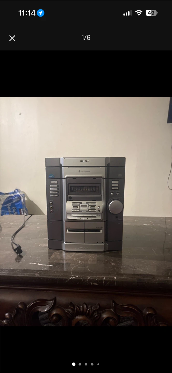 Sony 3-Disc Changer Shelf System
