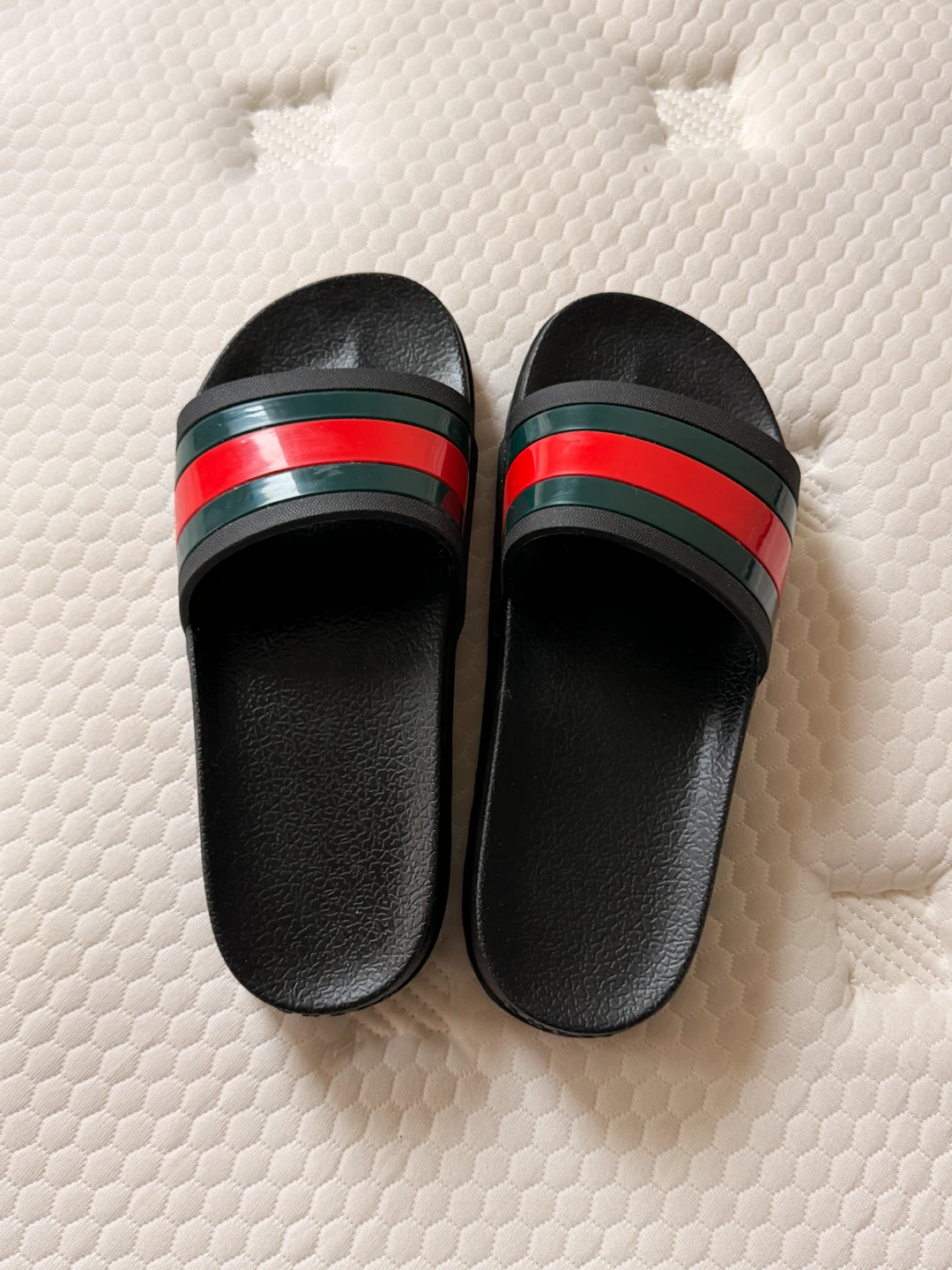 Gucci Web Stripe Slides
