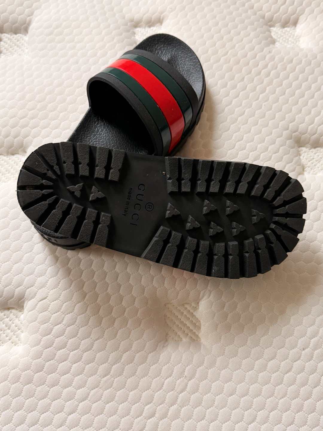 Gucci Web Stripe Slides - photo 2