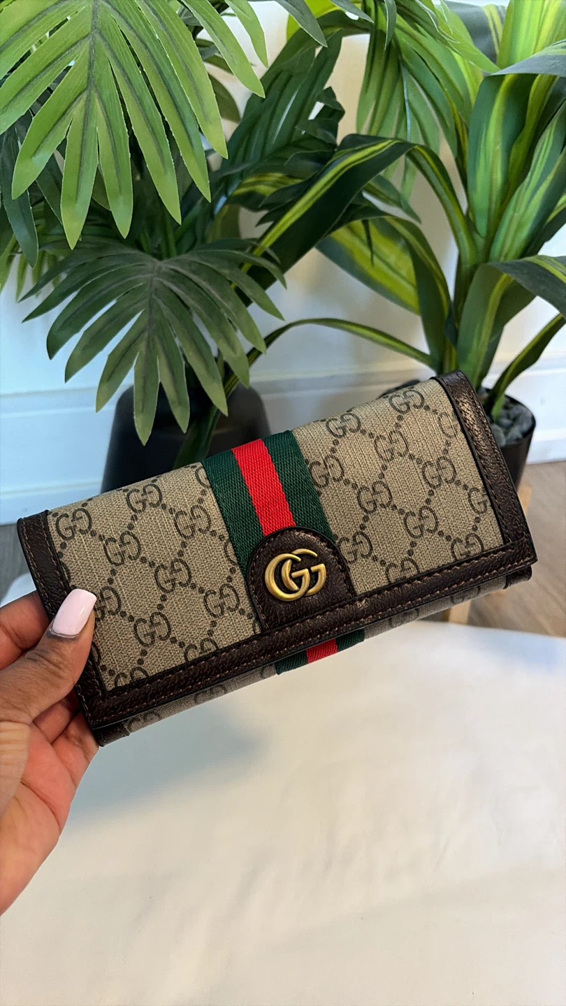 Gucci Ophidia GG Supreme Long Wallet