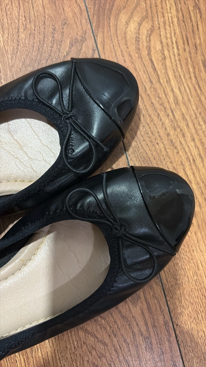 Restricted black ballet flats size 6 🏈 - photo 2