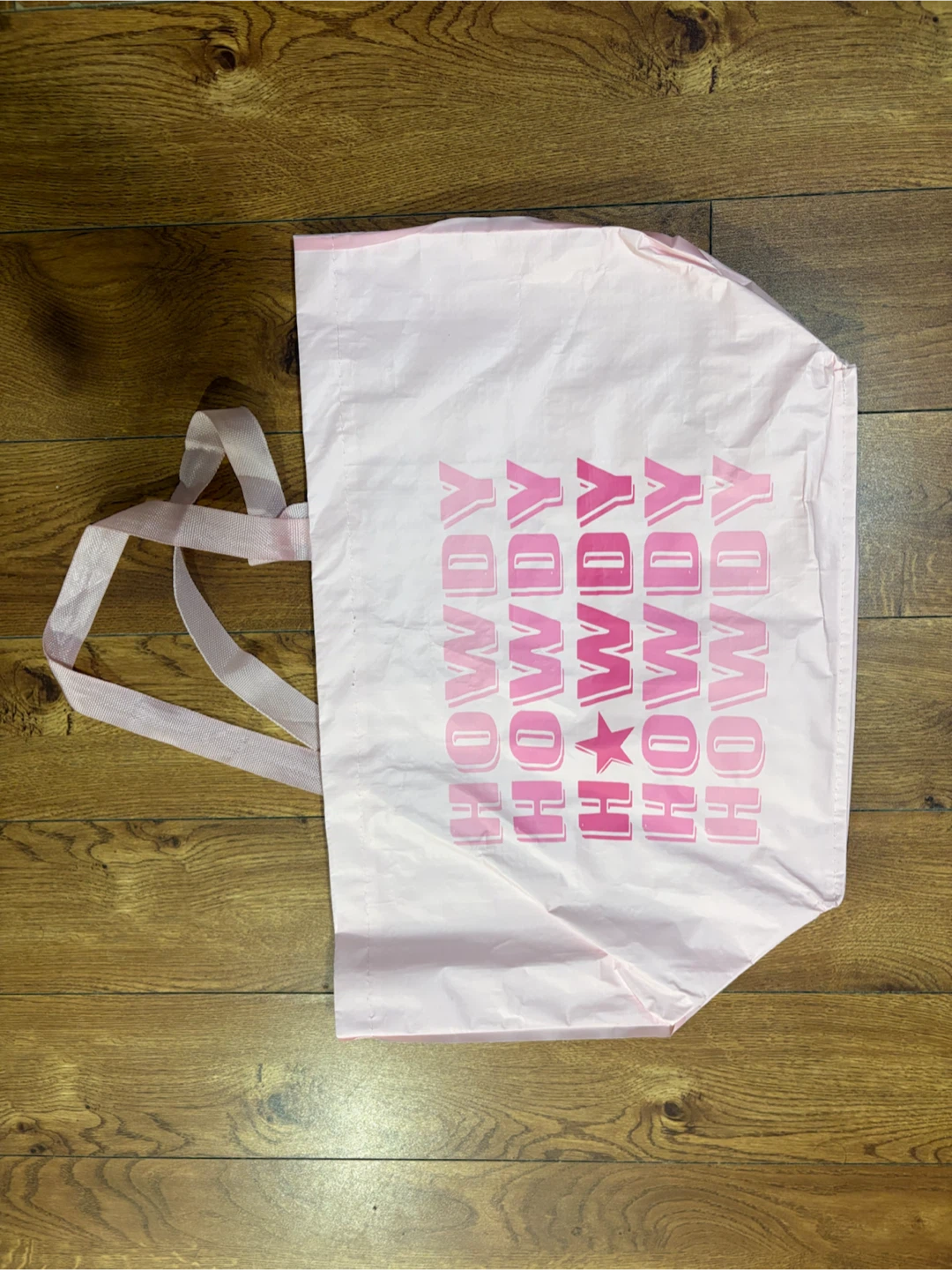 Pink Howdy Tote Bag 🏈