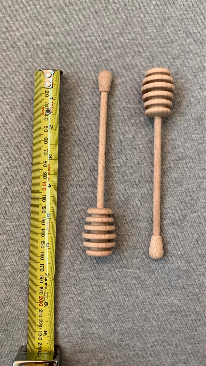 Two Wooden Honey Dippers 🏈