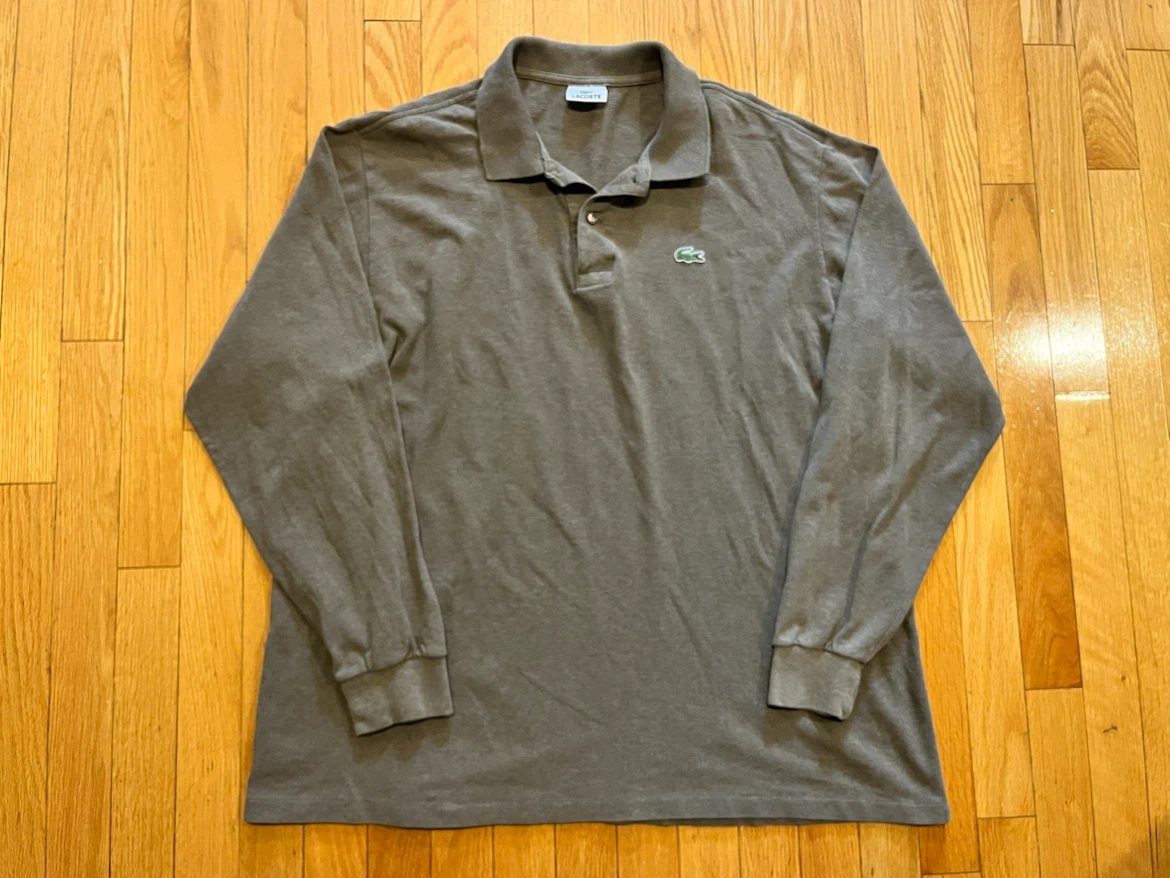 Lacoste Long Sleeve Polo (size 7/XXL)